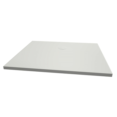 Xenz Flat Plus Douchebak - 90x100cm - Rechthoek - Wit mat