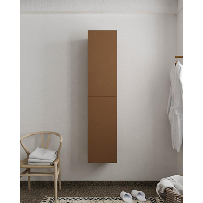 MONDIAZ BEAM Armoire colonne - 160cm - 2 portes - Rust