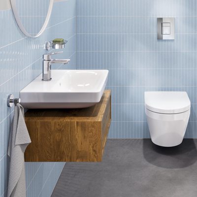 GROHE Dice wastafelkraan - s-size - opbouw - met klikwaste - chroom