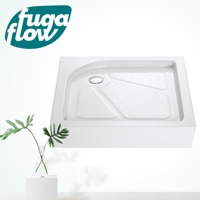 FugaFlow Efficiente Vetro 2.0 Douchebak - 90x90x15cm - vierkant - wit