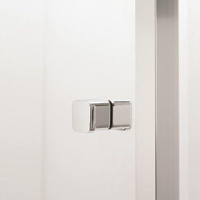 Crosswater Clear 6 vouwdeur - 76x195cm - 6mm - veiligheidsglas - zilver aluminium
