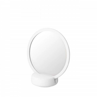 Blomus Sono Make-up Spiegel - hoogte 18,5cm - breedte 17cm - lengte 9cm - White