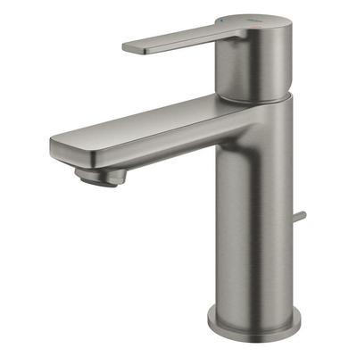 GROHE Lineare New waterbesparende wastafelkraan XS-size met waste supersteel
