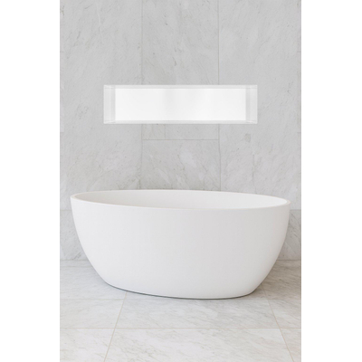 Hotbath &MORE Inbouwbox of inbouwnis - 30x120x10 - frameless - Mat wit