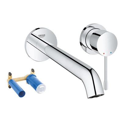 GROHE Essence New wastafelkraan - inbouw - met inbouwdeel - eengreeps - zonder waste - chroom