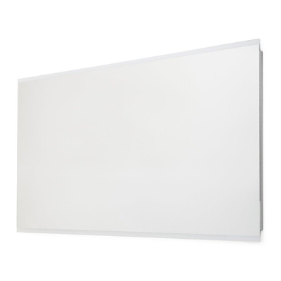 Saniclass Twinlight Spiegel - 120x70cm - verlichting - rechthoek - zilver OUTLETSTORE