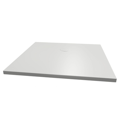 Xenz Flat Zero douchevloer - 90x90x4 - Acryl - wit