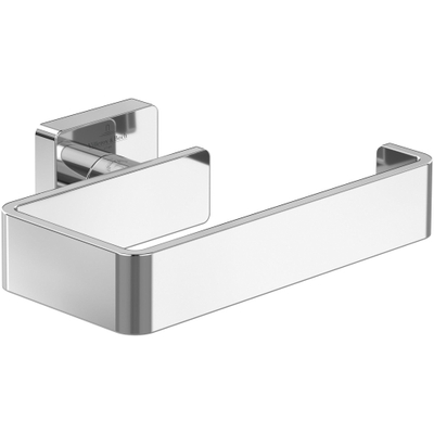 Villeroy & Boch Elements - Striking Toiletrolhouder - zonder deksel - 135x93x45mm - hoogglans chroom