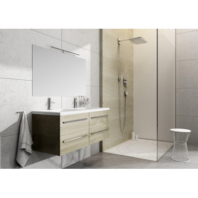 HR Meuble de salle de bain miroir 80x60cm sans éclairage