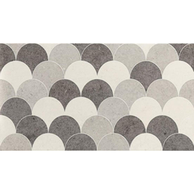 Ceralto Verano Slate Bande décorative - 24.7x44.7cm - 7.5mm - Écailles