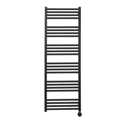 Crosswater MPRO Radiateur sèche-serviettes électrique - 140x50cm - 600 Watt - noir mat