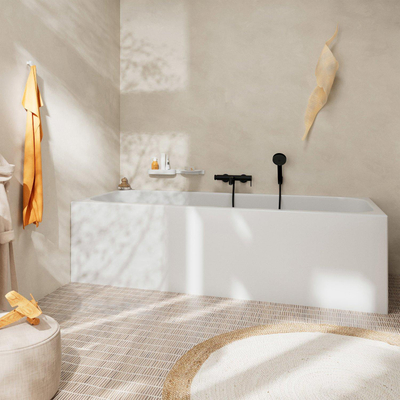 Hansgrohe Tecturis Mitigeur bain en applique mat noir