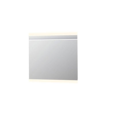 INK SP6 Spiegel - 100x4x80cm - LED horizontaal - boven en onder - colour changing - dimbaar - aluminium Zilver