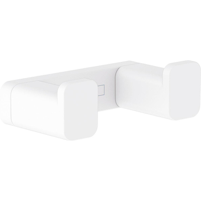 Hansgrohe AddStoris Q handdoekhaak dubbel - mat wit
