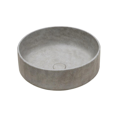 Ideavit Lixir Vasque à poser 42x15cm ronde béton béton beige