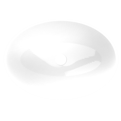 Arcqua Arcqua Prince vasque à poser ovale 49x34 blanc brillant