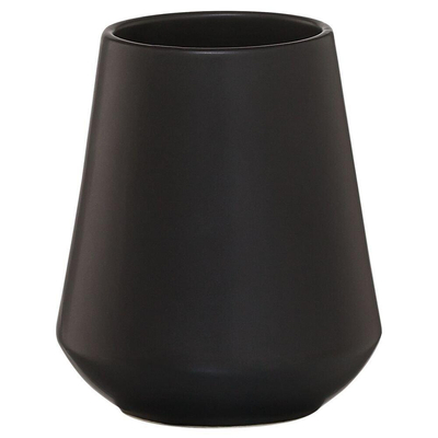 Sealskin Conical Gobelet pour porte verre 9.5x11.1x9.5cm porcelaine noir