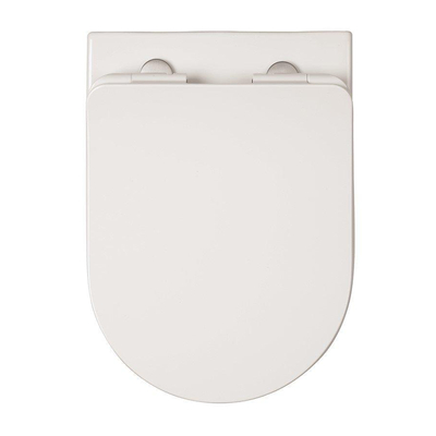 Crosswater Glide II Toiletbril - 52cm- softclose - quickrelease - glans wit