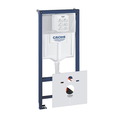 Grohe Rapid SL WC-element - inbouwreservoir - met wandbevestiging - 113cm - met geluidsisolatieset