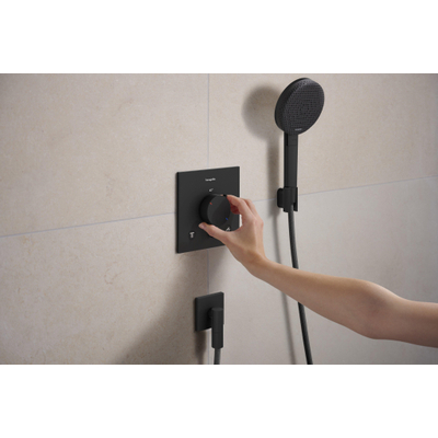 Hansgrohe Raindance alive 125 3 jet EcoSmart Ensemble de douche 160cm noir mat