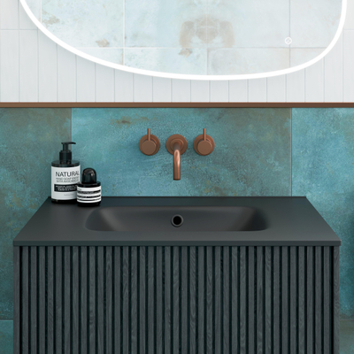 Crosswater MPRO Mitigeur lavabo - encastrable - bec 19cm - Bronze brossé
