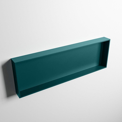 Mondiaz Easy nis 29.5x89.5x8cm voor Inbouw/opbouw 1 open vak Solid surface Smag/Smag