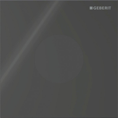 Geberit type 40 urinioir bedieningsplaat - 230V- rond - zwart