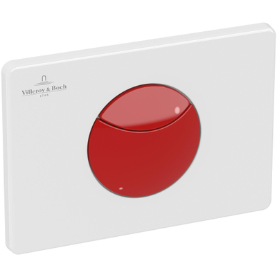 Villeroy & Boch O.novo Kids plaque de commande E100 plastique DF 20.5x14.5cm - cherry red