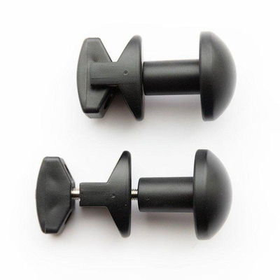 rosani classic set crochets de serviette noir mat lot de 2