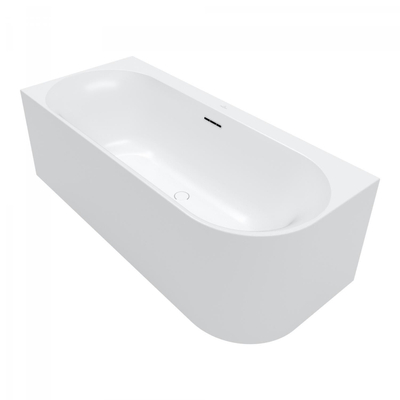 Villeroy & Boch Loop & friends baignoire d'angle - 170x75cm - angle gauche - acrylique Stone white mat