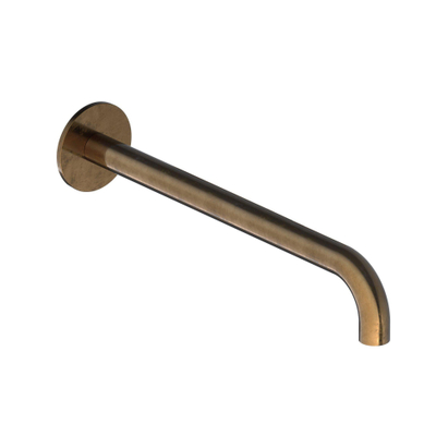 Hotbath Cobber Uitloop lengte 25 cm - verweerd messing verouderd goud