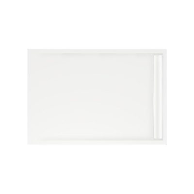Xenz Easy-tray plancher de douche 120x100x5cm rectangle acrylique blanc