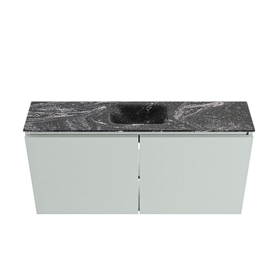 MONDIAZ TURE-DLUX 100cm toiletmeubel Greey. EDEN wastafel Lava positie midden. Zonder kraangat.