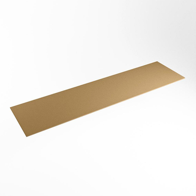 Mondiaz TOP 46 Plan sous vasque - 180x46x0.9cm - compatible comme plan de meuble - solid surface - Oro