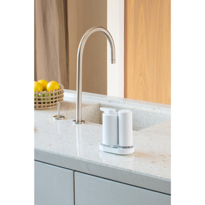 Brabantia SinkStyle Zeepdispenserset - staand - 2x200 ml - mineral fresh wit