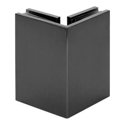 BRAUER Void paroi de douche à l'italienne verre clair 110x200 avec paroi latérale 30 incl. traitement anticalcaire PVD gunmetal brossé