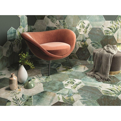 Zyx Amazonia Vloertegel - 32x36.8cm - 9.0mm - Emerald