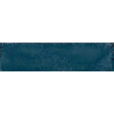 Viva Metal Brick Wandtegel 6x24cm 9.5mm Blue