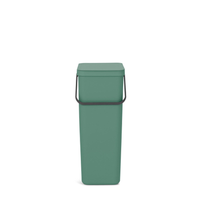 Brabantia Sort & Go Afvalemmer - 40 liter - hengsel - fir green