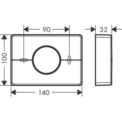 Hansgrohe Addstoris Porte-sac hygiénique chrome