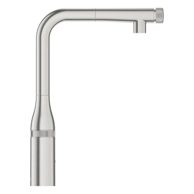 GROHE Essence Keukenkraan - hoog - draaibare/uittrekbare uitloop - supersteel geborsteld