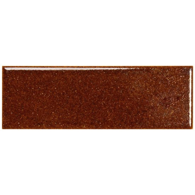 Douglas Jones RETRO Wandtegel - 5x15cm - 8.5mm - saffron dark (Rood)