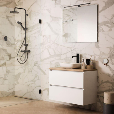 Tiger LED Applique de miroir Ancis 60 cm 4000K Noir