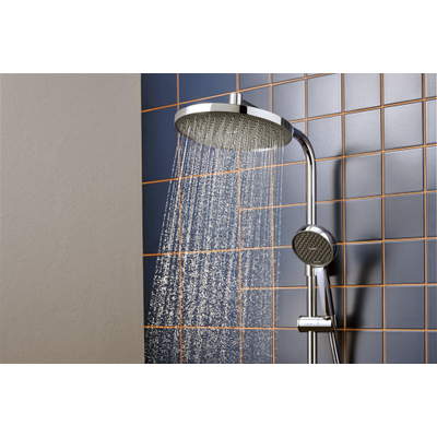 Hansgrohe Activera S - showerpipe - 240 - 1jet - baduitloop - Ecostat Fine - ecosmart - hoogglans chroom
