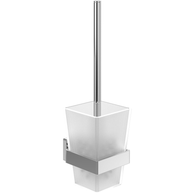 Villeroy & Boch Elements - Striking Toiletborstelgarnituur - 94 x 118 x 340 mm - chroom