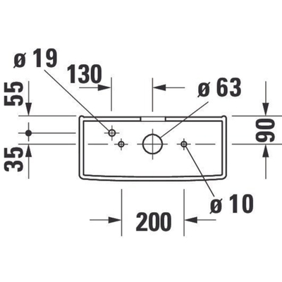 Duravit Starck 3 Reservoir - 470x370x200mm - dualflush inc/binnenw - wit