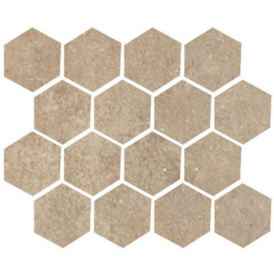 SAMPLE Ceralto Tesselo Soft Mozaïektegel 25x30cm 10mm gerectificeerd porcellanato Tan