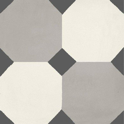 SAMPLE JOS. Hidro Carreau décoratif 20x20cm 8.3mm porcellanato 8 côtés Noir