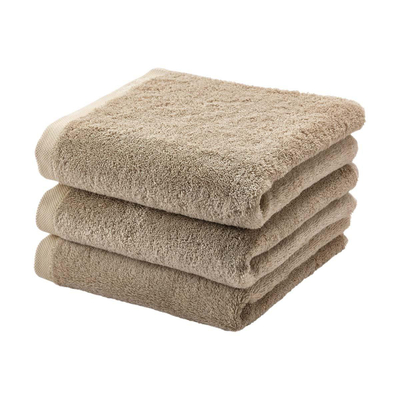 Aquanova London Handdoek - 55x100cm - 3 stuks - Almond