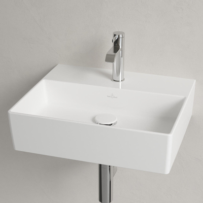 Villeroy & Boch memento 2.0 Lavabo pour porte serviettes 50x14x9cm 1 trou de robinet Blanc Alpin